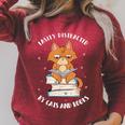 Easily Distracted By Cats And Books Shirts Book Lover Raglan Sleeve Sweatshirt Heather Dust