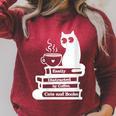 Easily Distracted Cats Coffee And Books Raglan Sleeve Sweatshirt Heather Dust Easily Distracted Cats Coffee And Books Raglan Sleeve Sweatshirt Heather Dust