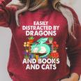 Easily Distracted By Dragons Books Cats Fantasy Book Lover Raglan Sleeve Sweatshirt Heather Dust Easily Distracted By Dragons Books Cats Fantasy Book Lover Raglan Sleeve Sweatshirt Heather Dust