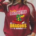 Easily Distracted By Dragons And Books Reading Book Dragon Raglan Sleeve Sweatshirt Heather Dust Easily Distracted By Dragons And Books Reading Book Dragon Raglan Sleeve Sweatshirt Heather Dust
