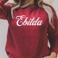 EBITDA Auditor Book Keeper Finance Taxes Accounting Analyst Raglan Sleeve Sweatshirt Heather Dust