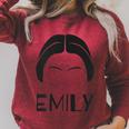 Emily Dickinson Book Lover Reading Shirt T-Shirt Raglan Sleeve Sweatshirt Heather Dust