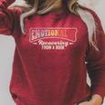 Emotionally Recovering From A Book Book Lover Reading Raglan Sleeve Sweatshirt Heather Dust