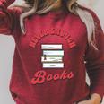 Never Enough Books Book Lover Librarian Teacher Premium Tri-Blend Raglan Sleeve Sweatshirt Heather Dust