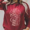 Fantasy Dragon Reading Books Librarian Literature Raglan Sleeve Sweatshirt Heather Dust Fantasy Dragon Reading Books Librarian Literature Raglan Sleeve Sweatshirt Heather Dust