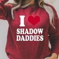 Fantasy Romantasy Book Lover I Love Heart Shadow Daddies Premium Tri-Blend Raglan Sleeve Sweatshirt Heather Dust Fantasy Romantasy Book Lover I Love Heart Shadow Daddies Premium Tri-Blend Raglan Sleeve Sweatshirt Heather Dust