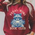 Feral Moms Book Club Raglan Sleeve Sweatshirt Heather Dust Feral Moms Book Club Raglan Sleeve Sweatshirt Heather Dust