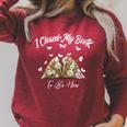 Floral Book Women Love Reading I Closed My Book To Be Here Raglan Sleeve Sweatshirt Heather Dust