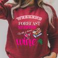 Weekend Forecast Reading With a Chance Of Wine Book Humor Raglan Sleeve Sweatshirt Heather Dust Weekend Forecast Reading With a Chance Of Wine Book Humor Raglan Sleeve Sweatshirt Heather Dust