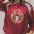 Frankenstein Book Victorian Badge Logo Raglan Sleeve Sweatshirt Heather Dust Frankenstein Book Victorian Badge Logo Raglan Sleeve Sweatshirt Heather Dust