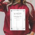 Franz Liszt Dream Of Love Vintage Book Cover Raglan Sleeve Sweatshirt Heather Dust