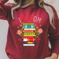 FREADOM Read Banned Books Raglan Sleeve Sweatshirt Heather Dust