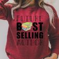 Future Best Selling Author Book Worm Writer Raglan Sleeve Sweatshirt Heather Dust Future Best Selling Author Book Worm Writer Raglan Sleeve Sweatshirt Heather Dust