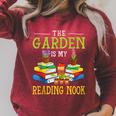 The Garden Is My Reading Nook Books Garden Raglan Sleeve Sweatshirt Heather Dust