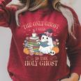 The Only Ghost I Need Is The Holy Ghost Books Reading Lovers Raglan Sleeve Sweatshirt Heather Dust The Only Ghost I Need Is The Holy Ghost Books Reading Lovers Raglan Sleeve Sweatshirt Heather Dust