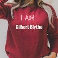 I Am Gilbert Blythe Fun Book Lover Tee Raglan Sleeve Sweatshirt Heather Dust