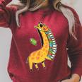 Giraffe Books Raglan Sleeve Sweatshirt Heather Dust