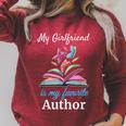 My Girlfriend Is My Favorite Author For Book Lovers Raglan Sleeve Sweatshirt Heather Dust My Girlfriend Is My Favorite Author For Book Lovers Raglan Sleeve Sweatshirt Heather Dust