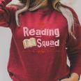 Girls Club Women's Book Club Reading Squad Book Lovers Raglan Sleeve Sweatshirt Heather Dust Girls Club Women's Book Club Reading Squad Book Lovers Raglan Sleeve Sweatshirt Heather Dust
