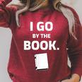 I GO BY THE BOOK Raglan Sleeve Sweatshirt Heather Dust I GO BY THE BOOK Raglan Sleeve Sweatshirt Heather Dust