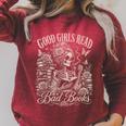 Good Girls Read Bad Books Smut Reader Dark Romance Raglan Sleeve Sweatshirt Heather Dust Good Girls Read Bad Books Smut Reader Dark Romance Raglan Sleeve Sweatshirt Heather Dust