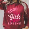 Good Girls Read Dirty Books Smutt Book Lover Women Spicy Raglan Sleeve Sweatshirt Heather Dust Good Girls Read Dirty Books Smutt Book Lover Women Spicy Raglan Sleeve Sweatshirt Heather Dust