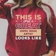 This Is What A Great Comic Book Artist Looks Like Raglan Sleeve Sweatshirt Heather Dust