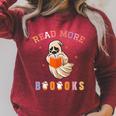 Halloween Read More Books Cute Boo Read a Book Raglan Sleeve Sweatshirt Heather Dust Halloween Read More Books Cute Boo Read a Book Raglan Sleeve Sweatshirt Heather Dust