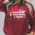 Halloween Teacher Love Books And Brains Teacher Halloween For Men Women Kids Raglan Sleeve Sweatshirt Heather Dust Halloween Teacher Love Books And Brains Teacher Halloween For Men Women Kids Raglan Sleeve Sweatshirt Heather Dust