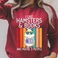 I Like Hamsters & Books And Maybe 3 People Hamster Lover Raglan Sleeve Sweatshirt Heather Dust