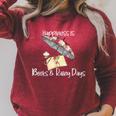 Happiness Is Books And Rainy Days Raglan Sleeve Sweatshirt Heather Dust Happiness Is Books And Rainy Days Raglan Sleeve Sweatshirt Heather Dust