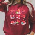 Hearts Reading Book Lovers All Booked For Valentine Raglan Sleeve Sweatshirt Heather Dust Hearts Reading Book Lovers All Booked For Valentine Raglan Sleeve Sweatshirt Heather Dust