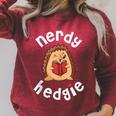 Hedgehog Book Raglan Sleeve Sweatshirt Heather Dust