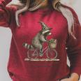 On My Way To Hoard Books And Cause Chaos Raglan Sleeve Sweatshirt Heather Dust