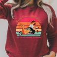 Hockey Romance Book Club All The Ice Romance Drama Vintage Raglan Sleeve Sweatshirt Heather Dust