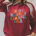 In My Hockey Romance Era Romance Hockey Book Club Raglan Sleeve Sweatshirt Heather Dust In My Hockey Romance Era Romance Hockey Book Club Raglan Sleeve Sweatshirt Heather Dust