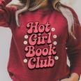 Hot Girl Book Club Retro Daisies Raglan Sleeve Sweatshirt Heather Dust Hot Girl Book Club Retro Daisies Raglan Sleeve Sweatshirt Heather Dust
