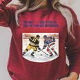Ice Hockey Romance Reader Book Lover Reading Smut Smutty Raglan Sleeve Sweatshirt Heather Dust