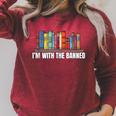 I'm With The Banned Books I Read Books Book Lovers Raglan Sleeve Sweatshirt Heather Dust I'm With The Banned Books I Read Books Book Lovers Raglan Sleeve Sweatshirt Heather Dust
