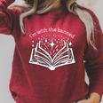 I'm With The Banned Fight Book Bans Reader Activist Reading Raglan Sleeve Sweatshirt Heather Dust I'm With The Banned Fight Book Bans Reader Activist Reading Raglan Sleeve Sweatshirt Heather Dust
