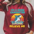 I'm a Book Character Costumes For Kids Storybook Character Premium Tri-Blend Raglan Sleeve Sweatshirt Heather Dust