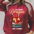 I'm A Book Dragon Not A Worm Reading Library Reader Bookworm Raglan Sleeve Sweatshirt Heather Dust I'm A Book Dragon Not A Worm Reading Library Reader Bookworm Raglan Sleeve Sweatshirt Heather Dust