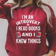 I'm An Introvert I Read Books And I Know Things Apparel Raglan Sleeve Sweatshirt Heather Dust I'm An Introvert I Read Books And I Know Things Apparel Raglan Sleeve Sweatshirt Heather Dust