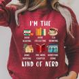 I'm The Kind Of Nerd Book Reading Raglan Sleeve Sweatshirt Heather Dust