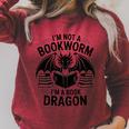 I'm Not a Bookworm I'm a Book Dragon For Fantasy Lovers Premium Tri-Blend Raglan Sleeve Sweatshirt Heather Dust I'm Not a Bookworm I'm a Book Dragon For Fantasy Lovers Premium Tri-Blend Raglan Sleeve Sweatshirt Heather Dust