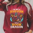 I'm Not A Bookworm I'm A Book Dragon Raglan Sleeve Sweatshirt Heather Dust I'm Not A Bookworm I'm A Book Dragon Raglan Sleeve Sweatshirt Heather Dust