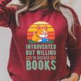 Introverted But Willing To Discuss Books Cute Literary Dog For Men Women Raglan Sleeve Sweatshirt Heather Dust Introverted But Willing To Discuss Books Cute Literary Dog For Men Women Raglan Sleeve Sweatshirt Heather Dust