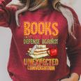 Introverts Book Club Members Readers Books Bibliophiles Raglan Sleeve Sweatshirt Heather Dust