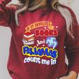 If It Involves Books And Pajamas Count Me In Raglan Sleeve Sweatshirt Heather Dust