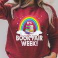 It's Book Fair Week Librarian Library Literacy Reading Raglan Sleeve Sweatshirt Heather Dust It's Book Fair Week Librarian Library Literacy Reading Raglan Sleeve Sweatshirt Heather Dust